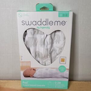 Swaddle Me Infant Pod w/ Elephants in Box - Size 0-2 M